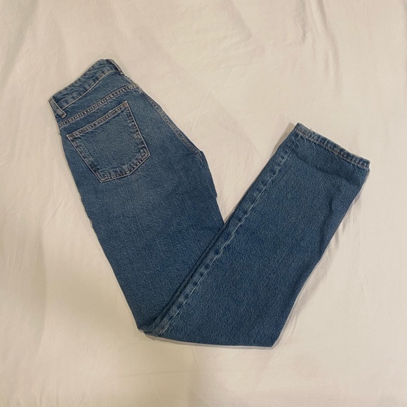 Zara Mid Rise Straight Leg Jean - Picture 4 of 6